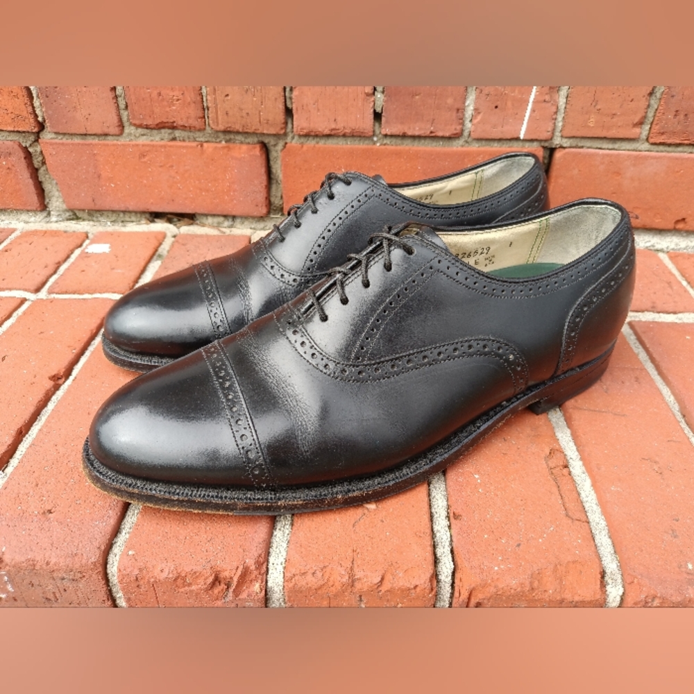 Florsheim Imperial Comfortech Men's Black Leather Oxford Dress Shoes Size 8.5